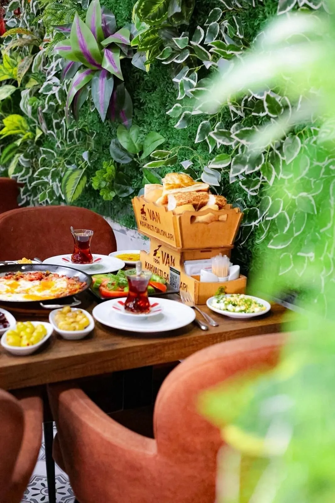 Akbatı Van Kahvaltı Salonu iç mekan